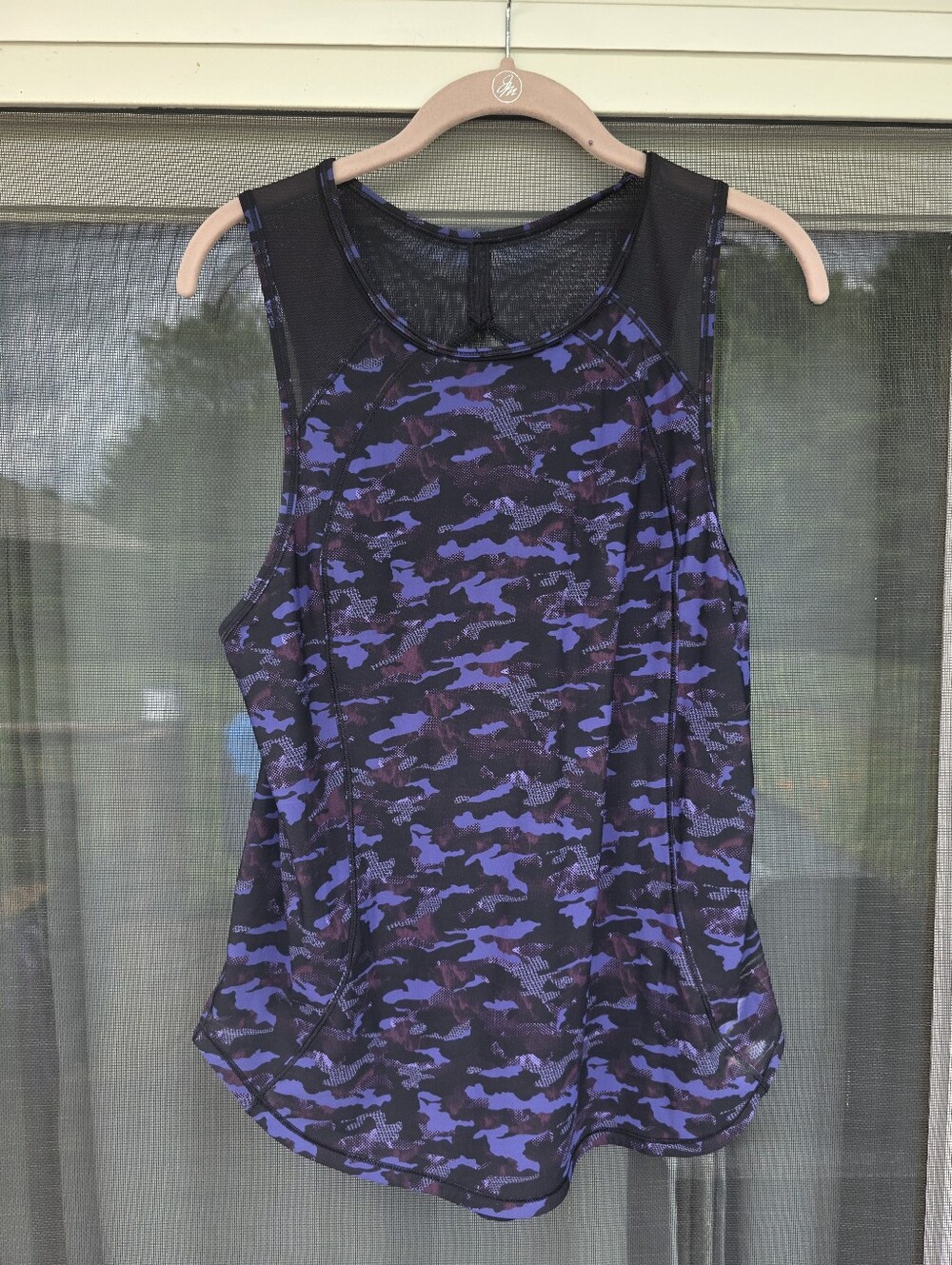 Lululemon Sculpt Mini Hounds Camo Active Tank Top 6 S
